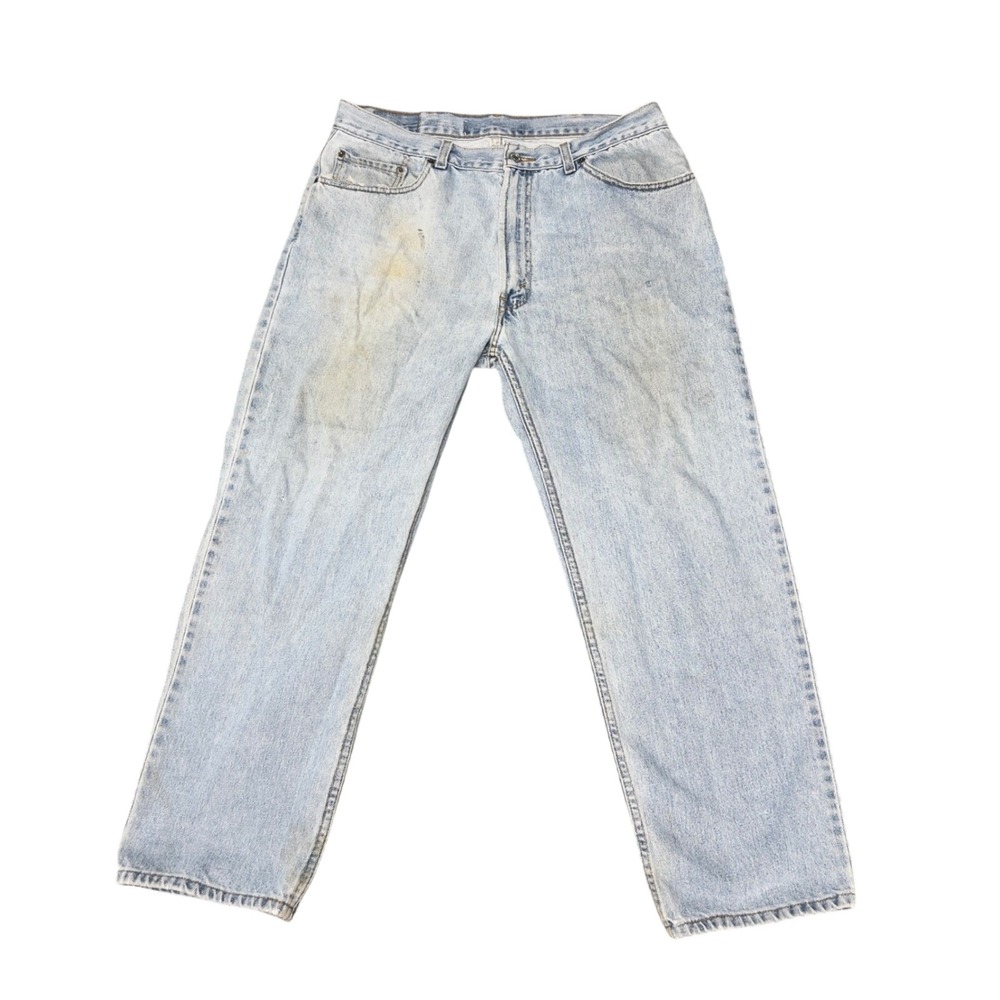 Vintage‎ Levis 560 Loose Fit Tapered Leg Jeans Mens 38x30 Light Wash Made in USA